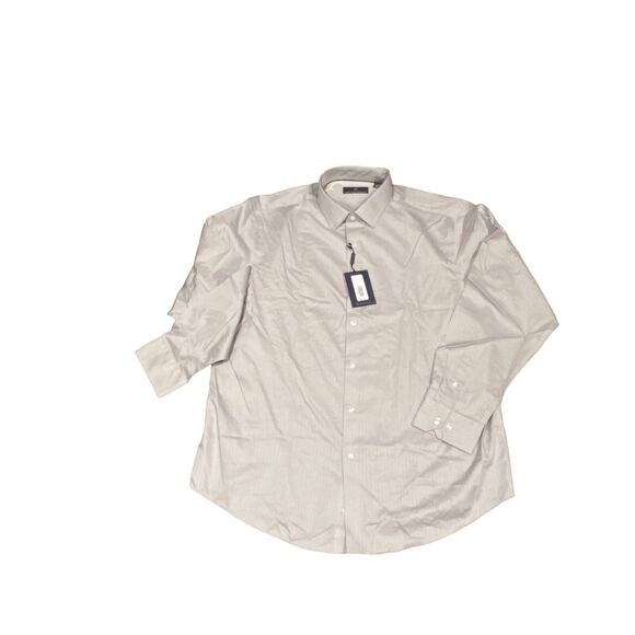 new mens shirt size xl hart schaffner marx button down gray - Picture 1 of 5
